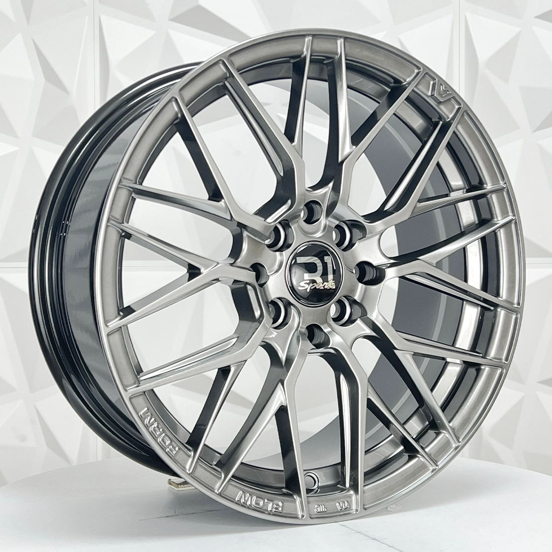Rin 151612 RIN 15X7 4-100/114.3 R1 SPORT DX088 HYPER BLACK ET35 CB73.1 4-100 con barrenación 4-100