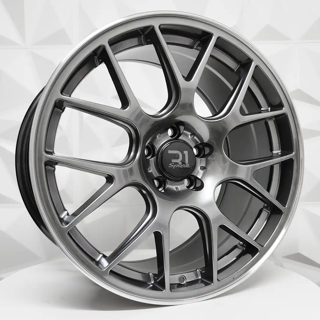Rin 181531 RIN 18X8.5 5-108 R1 SPORT DX006 HYPER BLACK ET38 CB73.1 5-108 con barrenación 5-108
