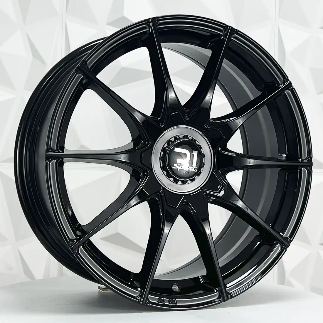 Rin 188554 RIN 18X8 5-100 R1 SPORT SWOH04 BLACK ET38 CB73.1 5-100 con barrenación 5-100