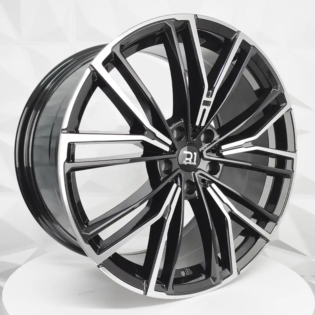 Rin 198569 F19X8 R19X9 5-120 BH2019 BLACK MACHINE FACE ET35/30 CB74.1 5-120 con barrenación 5-120