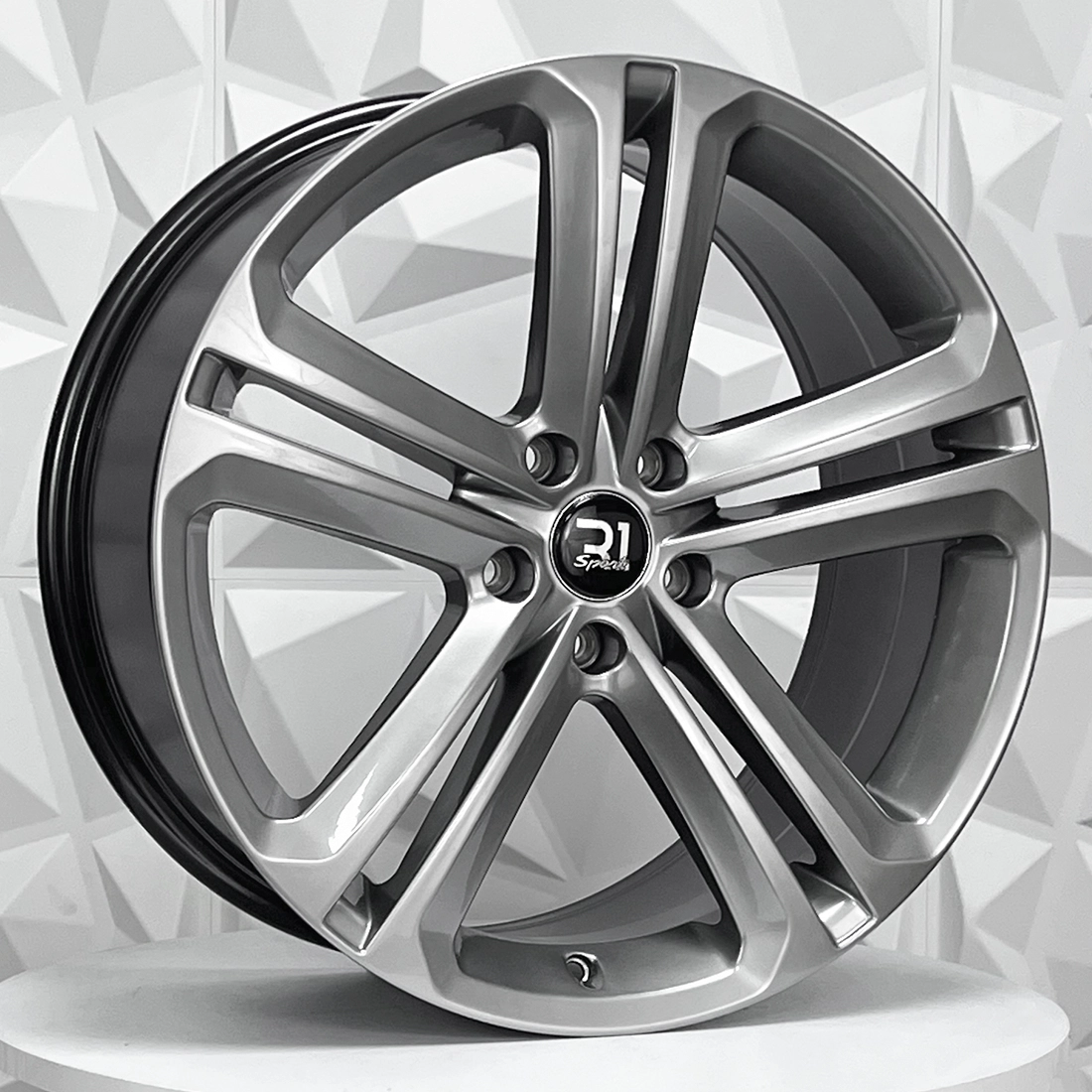 Rin 198570 RIN 19X8.5 5-112 R1 SPORT VH1912 HYPER BLACK ET45 CB57.1 5-112 con barrenación 5-112