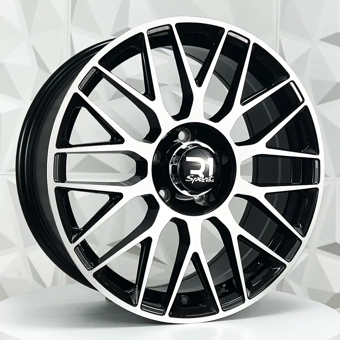 Rin 201508 F20X8.5 R20X9.5 5-112 XF013 MACHINE BLACK ET38/43 CB66.45 5-112 con barrenación 5-112