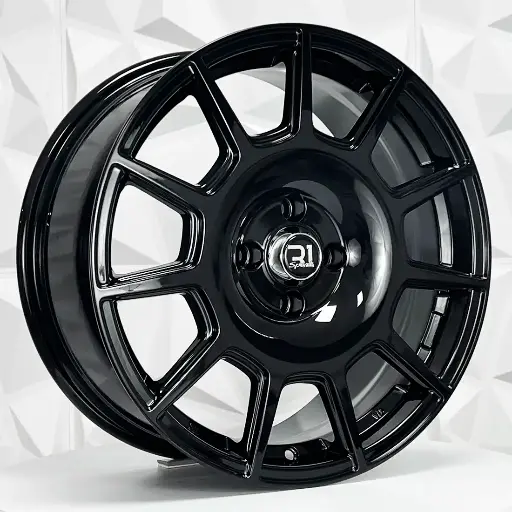 Rin 170690 RIN 17X7.5 5-100 R1 SPORT 7103 BLACK ET35 CB73.1 5-100 con barrenación 5-100