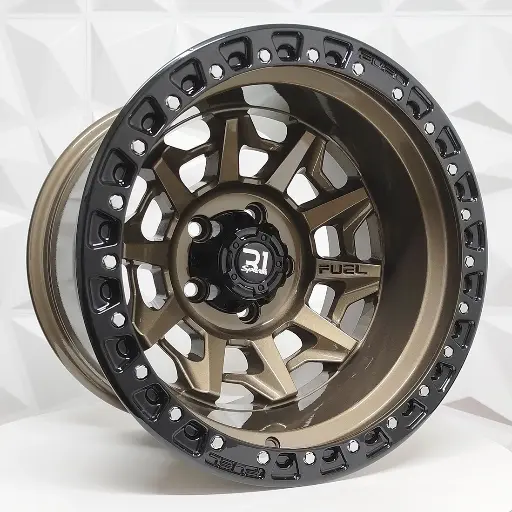 154720 RIN 15X10 5-114.3 R1 SPORT QC1261 BRONZE + BLACK LIP ET-44 CB83.1 5-114.3
