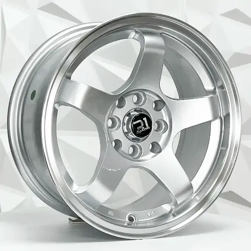 Rin 150645 F15X7 R15X8 4-100/114.3 5958 SILVER MACHINE LIP ET30/25 CB73.1 4-114.3 con barrenación 4-114.3