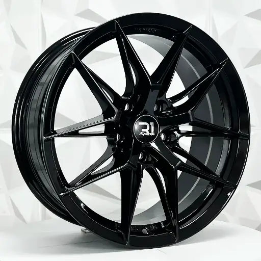Rin 171564 RIN 17X7.5 5-100 R1 SPORT DX249 BLACK ET35 CB73.1 5-100 con barrenación 5-100