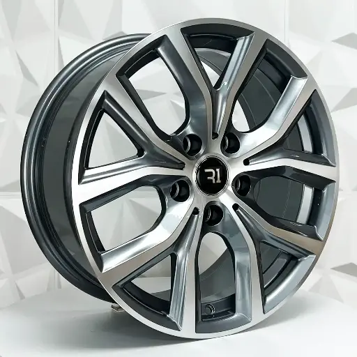 Rin 174715 RIN 17X7.5 5-120 R1 SPORT FE129 GUNMETAL MACHINE FACE ET35 CB74.1 5-120 con barrenación 5-120