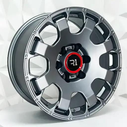 Rin 174721 RIN 17X8 6-139.7 R1 SPORT QC841 MATE GREY ET0 CB106.1 6-139.7 con barrenación 6-139.7