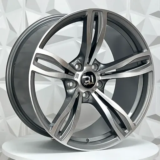 Rin 192382 RIN 19X9.5 5-120 R1 SPORT YSM359 GUNMETAL MACHINED FACE ET35 CB72.5 5-120 con barrenación 5-120