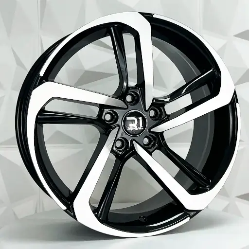 171547 RIN 17X7.5 5-114.3 R1 SPORT DX218/A046 BLACK MACHINE FACE ET35 CB73.1 5-114.3