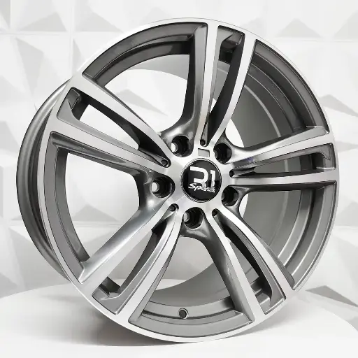 Rin 176553 RIN 17X8 5-120 R1 SPORT 4045 BW GUNMETAL FACE MACHINED ET35 CB72.6 5-120 con barrenación 5-120
