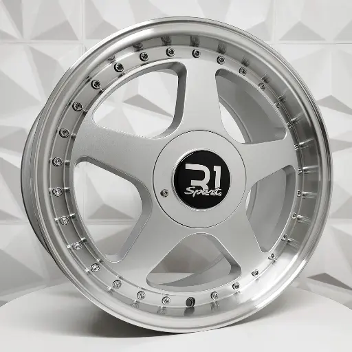 Rin 176639 F17X7.5 R17X8.5 4-100/114.3 XJ126 SILVER MACHINE LIP ET35/25 CB73.1 4-114.3 con barrenación 4-114.3