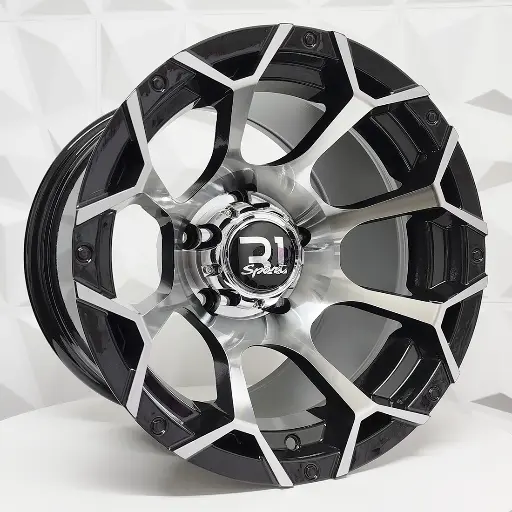 Rin 151622 RIN 15X10 5-127 R1 SPORT DX656 BLACK MACHINE FACE ET-45 CB83.1 5-127 con barrenación 5-127