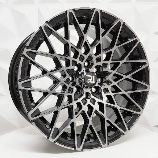 167575 RIN 16X7.5 4-100/108 R1 SPORT LG22 BMF+BLACK CLEAR BLACK COATING ET33 CB67.1 4-100