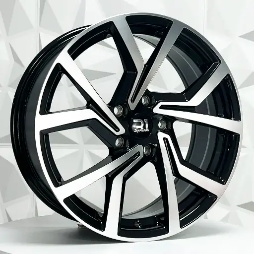 152231 RIN 15X6 5-100 R1 SPORT L1904 BLACK MACHINE FACE ET38 CB73.1 5-100