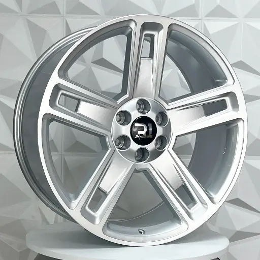 Rin 248509 RIN 24X10 6-139.7 R1 SPORT TYH12 SILVER MACHINE FACE ET31 CB78.1 6-139.7 con barrenación 6-139.7