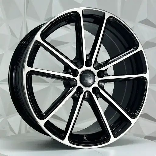 Rin 177556 RIN 17X7.5 5-108 R1 SPORT LG60 BLACK MACHINE FACE ET30 CB73.1 5-108 con barrenación 5-108