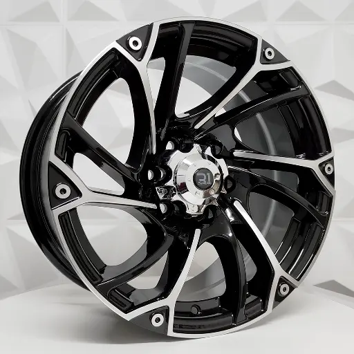 Rin 167571 RIN 16X7 6-139.7 R1 SPORT 672 BLACK MACHINE FACE ET0 CB110.5 6.139.7 con barrenación 6.139.7