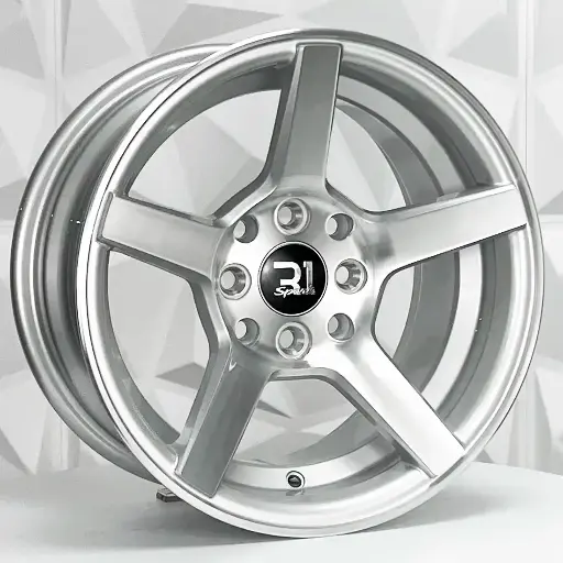 141204 RIN 14X7 4-100/114.3 R1 SPORT 1255 SILVER MACHINE FACE ET20 CB73.1 4-114.3