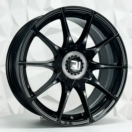 Rin 188554 RIN 18X8 5-100 R1 SPORT SWOH04 BLACK ET38 CB73.1 5-100 con barrenación 5-100