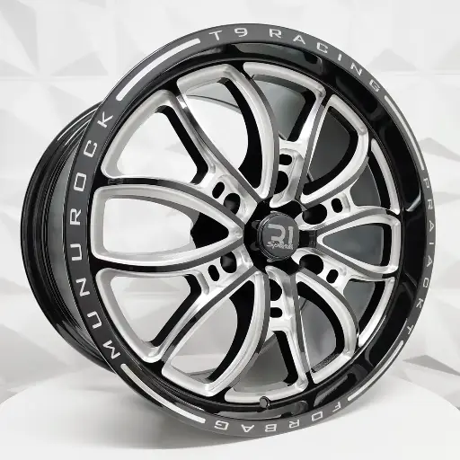 Rin 189237 RIN 18X8.5 6-139.7 R1 SPORT 1209 BLACK+MILLING ET25 CB106.1 6-139.7 con barrenación 6-139.7