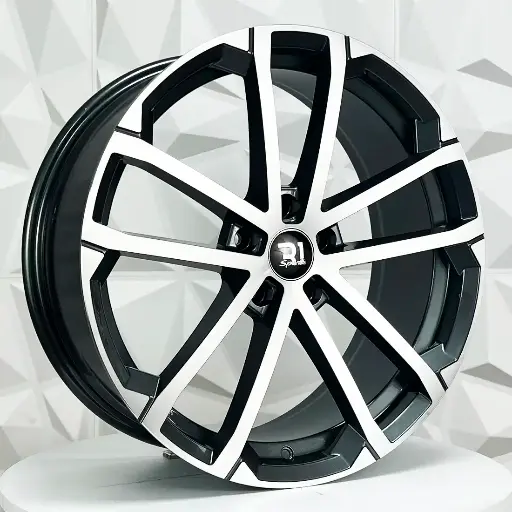 Rin 191506 RIN 19X8 5-112 R1 SPORT 5088 GUN GREY MACHINE FACE ET43 CB57.1 5-112 con barrenación 5-112