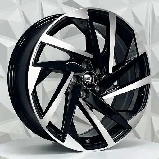 Rin 198567 RIN 19X8 5-112 R1 SPORT VH2041 BLACK MACHINE FACE ET40 CB57.1 5-112 con barrenación 5-112