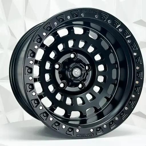 Rin 174782 RIN 17X9 5-135 R1 SPORT QC1810 MATE BLACK ET-12 CB87.1 5-135 con barrenación 5-135