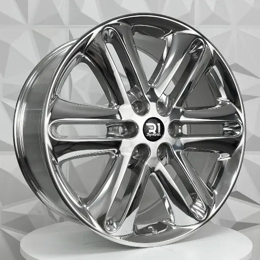 Rin 229313 RIN 22X9 6-135 R1 SPORT FD04 FULL POLISH ET39 CB87.1 6-135 con barrenación 6-135