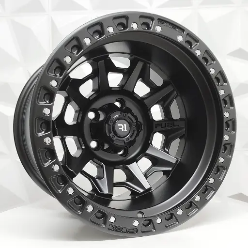 154716 RIN 15X10 5-114.3 R1 SPORT QC1261 MATE BLACK ET-44 CB83.1 5-114.3