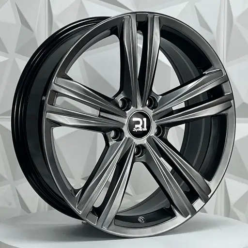179323 RIN 17X7.5 5-100 R1 SPORT U-5293 WV HYPER BLACK ET35 CB57.1 5-100