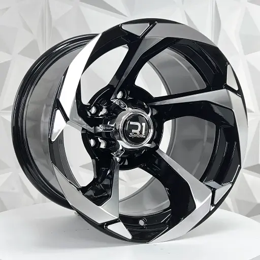 153503 RIN 15X10 6-139.7 R1 SPORT 5669 BLACK MACHINE FACE ET-44 CB110.5 6-139.7