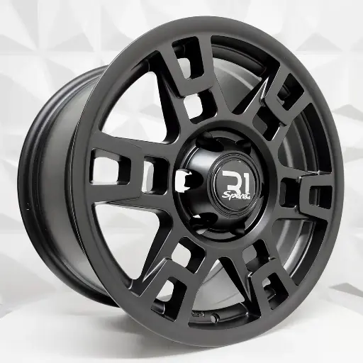 174532 RIN 17X8 6-139.7 R1 SPORT QC615 MATT BLACK ET5 CB106.1 6-139.7