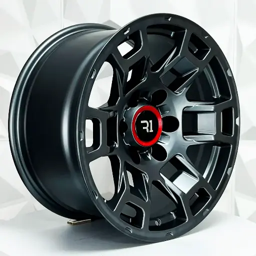 174684 RIN 17X8 6-139.7 R1 SPORT QC656 MATT GUNMETAL ET15 CB106.1 6-139.7