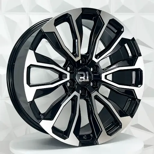 FF208568 RIN 20X9 6-139.7 R1 SPORT TYH73 BLACK MACHINE FACE ET28 CB78.1 6-139.7