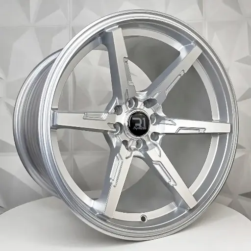 177565 F17X8.5 R17X10 4-100/114.3 R1 SPORT JCW257 SILVER MACHINE FACE ET20/25 CB73.1 4-100