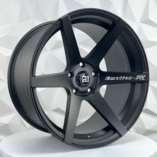 189245 F18X9.5 R18X10.5 5-114.3 6060 MATT BLACK+MILLING WORDS ET20/15 CB73.1 5-114.3