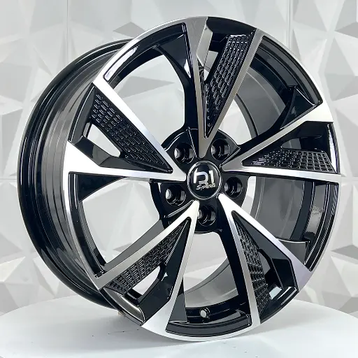 179462 RIN 17X7.5 5-108 R1 SPORT 5034 BLACK MACHINE FACE ET35 CB73.1 5-108
