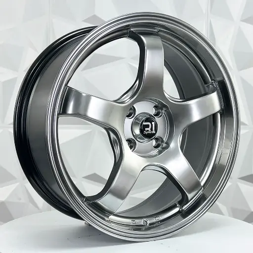 179465 RIN 17X7 4-100 R1 SPORT 5070 HYPER BLACK ET40 CB73.1 4-100