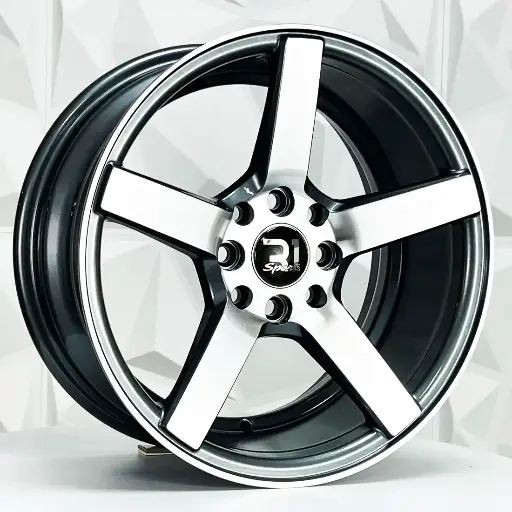 150571 F15X7 R15X8 4-100/114.3 5570 GUNMETAL MACHINE FACE ET33/28 CB73.1 4-100