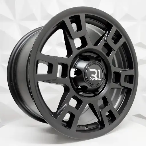 178568 RIN 17X9 6-139.7 R1 SPORT QC615C MATT BLACK ET0 CB106.1 6-139.7