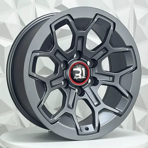 208597 RIN 20X9 6-139.7 R1 SPORT QC1858 MATT GUNMETAL ET15 CB106.1 6-139.7
