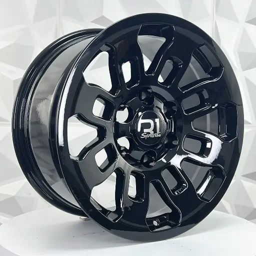 178565 RIN 17X9 6-139.7 R1 SPORT QC1262 BLACK ET0 CB106.1 6-139.7