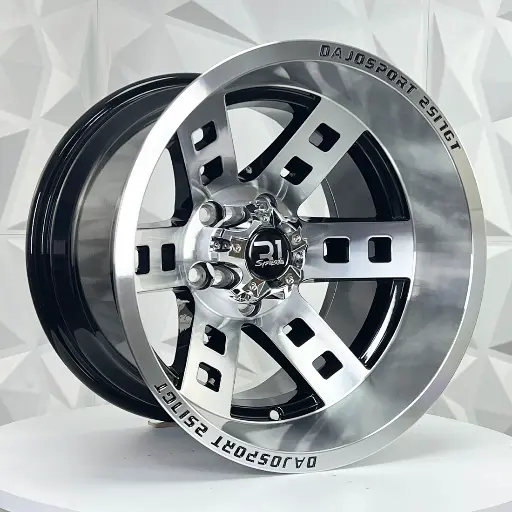 159639 RIN 15X10 5-114.3 R1 SPORT D6251/6521 BLACK MACHINE FACE MI ET-44 CB83.1 5-114.3