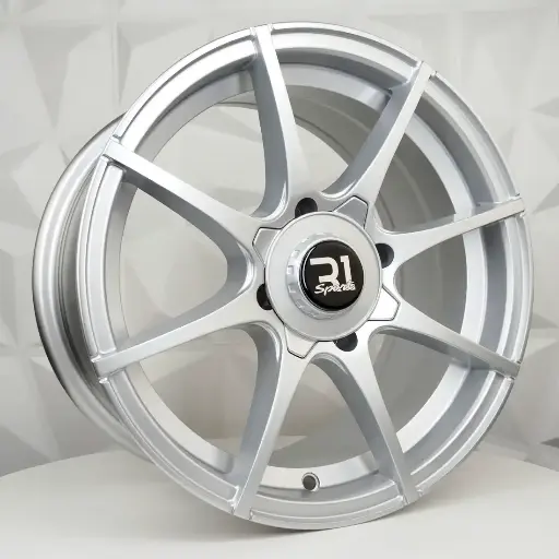 156789 RIN 15X7 4-100/114.3 R1 SPORT 1083 SILVER ET35 CB73.1 4-100