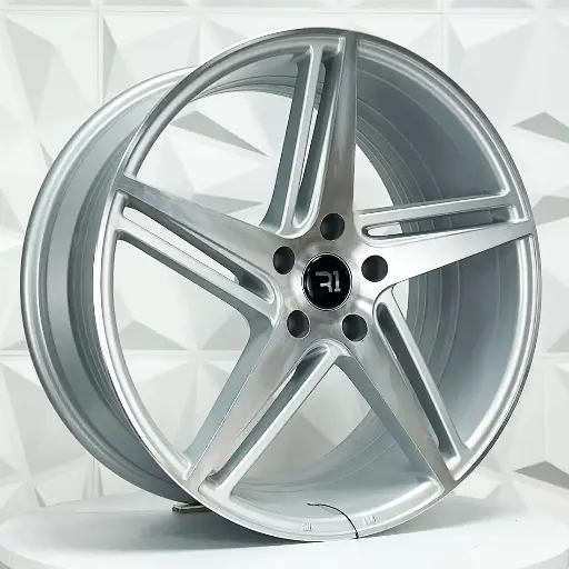 193002 F19X8.5 R19X9.5 5-114.3 BX05 SILVER MACHINE FACE ET35/38 CB73.1 5-114.3