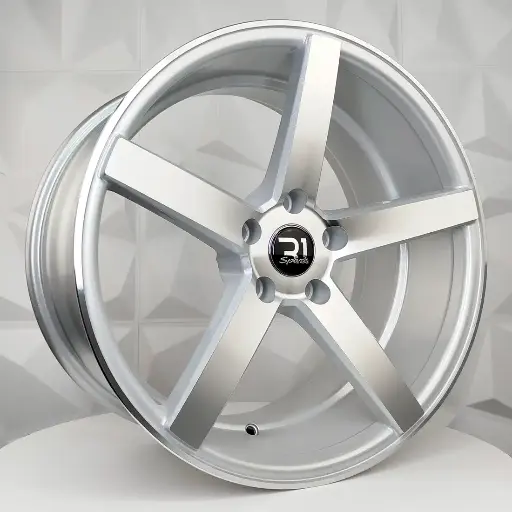 180592 F18X8.5 R18X9.5 5-113 KS305 SILVER MACHINE FACE ET30/29 CB73.1 5-113