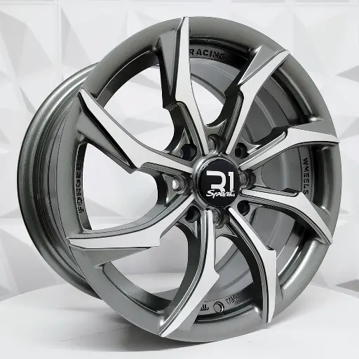 138517 RIN 13X5.5 4-100/114.3 R1 SPORT RGW6018L GUNMETAL MACHINE FACE  ET38 CB73.1 4-100