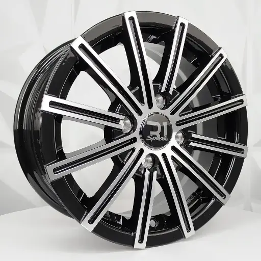 138536 RIN 13X5.5 4-100 R1 SPORT 30170 BLACK MACHINE ET35 CB67.1 4-100