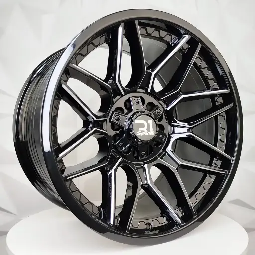 206730 RIN 20X10 5-127/135 R1 SPORT 892 GLOSS BLACK MILLING ET-19 CB87.1 5-127